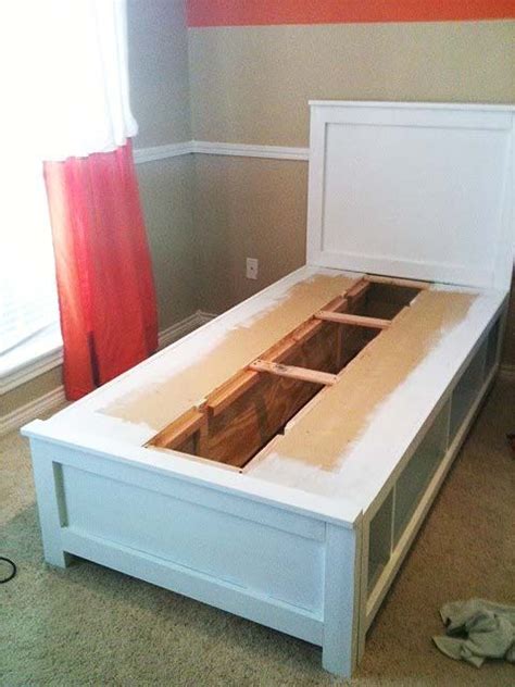 Easy Diy Twin Bed Frame With Storage – Hanaposy