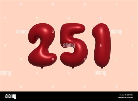 Balloon number 251 hi-res stock photography and images - Alamy