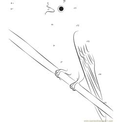 Hummingbird Connect the Dots Worksheets Printable for Kids 