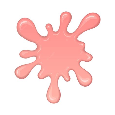 Premium Vector | Splash of pink bubble gum