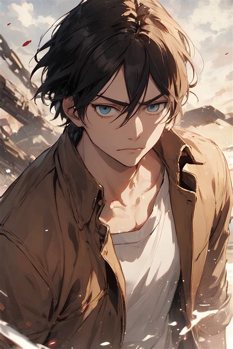 Eren Yeager Fan Art by aiimagify on DeviantArt