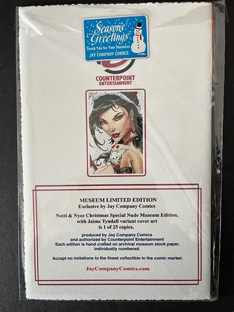 Notti & Nyce Christmas Special Jamie Tyndall Nude Museum Edition 23/25