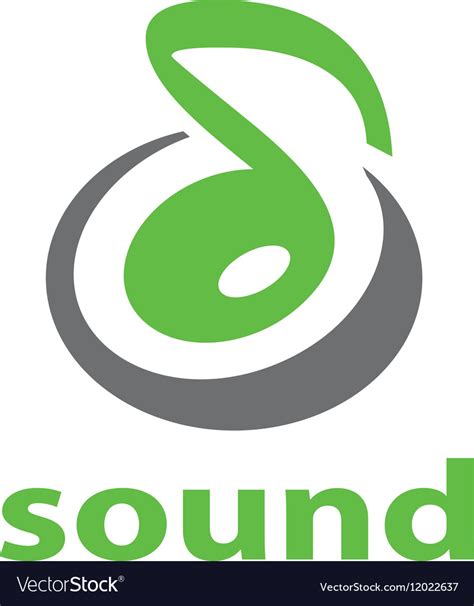 logo sound royalty  vector image vectorstock