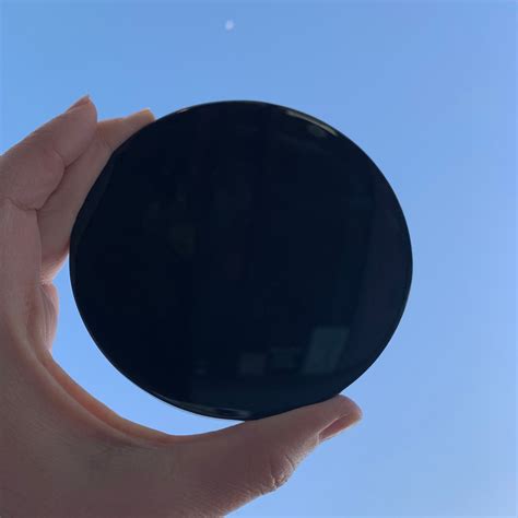 Black Obsidian Scrying Mirror 4"