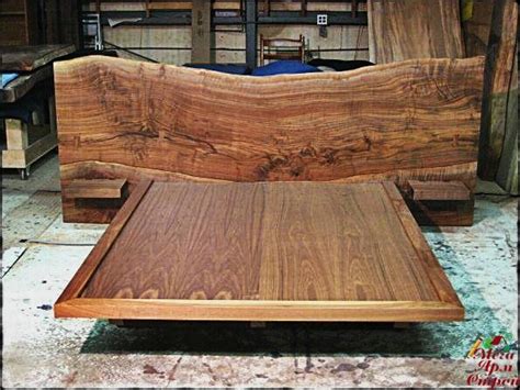 деревянная кровать слэб карагач | Live edge bed, Bed frame design, Live ...