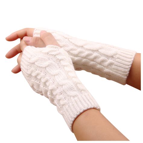 neue frauen Finger Handschuhe Stretch Gestrickte H... – Vicedeal