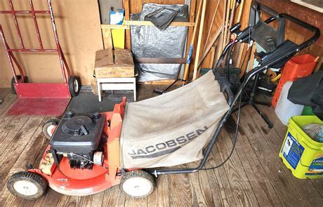 jk estate sales auctions jacobsen push mower