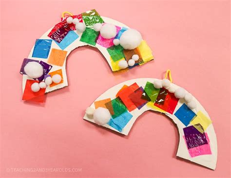 Easy Colorful Toddler Rainbow Craft