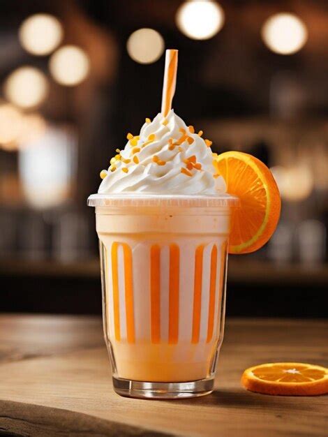 Summers Best Orange Whip AI Generated | Premium AI-generated image