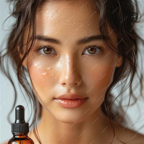 Premium Photo | Beautiful asian woman showcasing the benefits of using