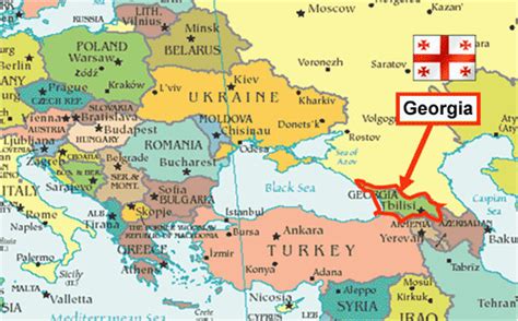 Where is Tbilisi Georgia On World Map | secretmuseum