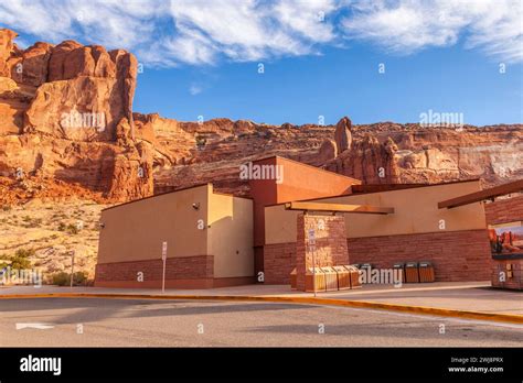 Arches National Park Visitor Center Stock Photo - Alamy