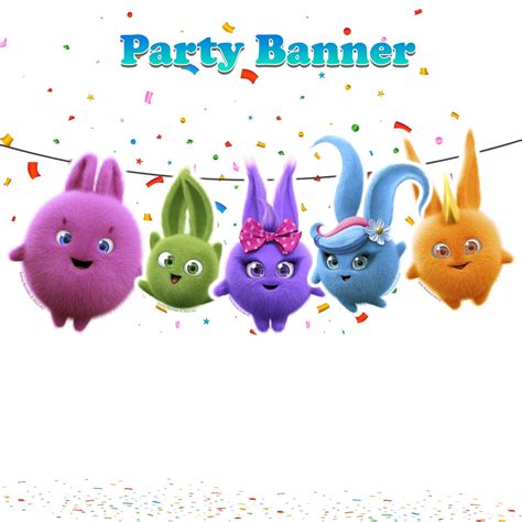 Sunny Bunnies Birthday Party Supplies - Cute Cartoon Australia | Ubuy
