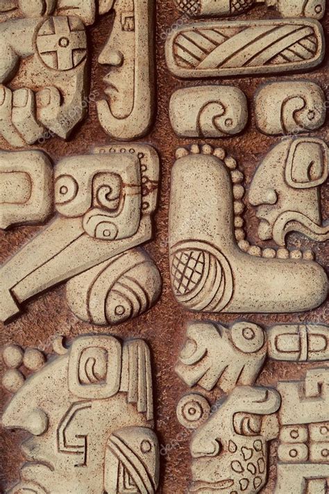 Mayan Hieroglyphs Detail Stock Photo by ©SOMATUSCANI 12261478