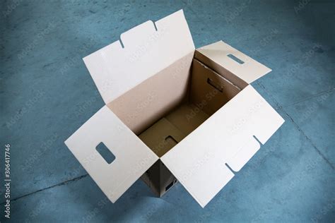 big empty cardboard box