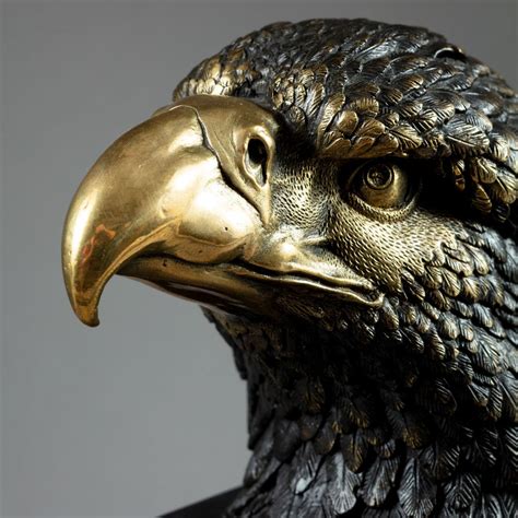 A Bronze American Crested Bald Eagle | BADA