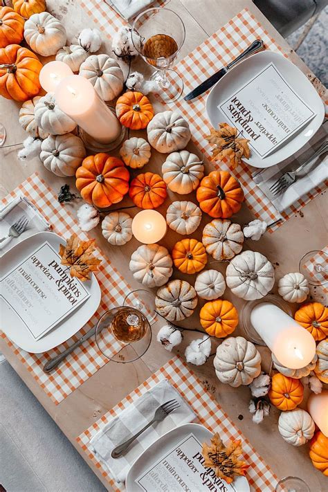 35 Gorgeous Thanksgiving Table Decorations & Easy Centerpiece Ideas - A