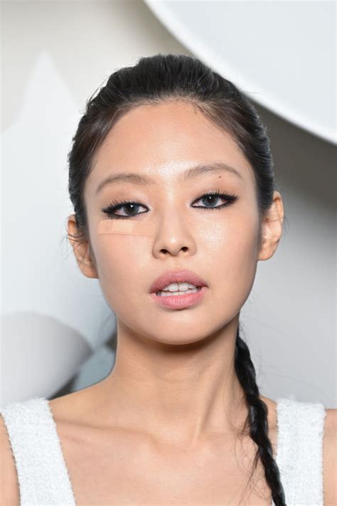 blackpinks jennie wore  band aid  chanels paris fashion week