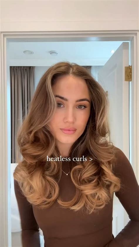 Satin Heatless Hair Curlers Set - Overnight Curling Headband with ...
