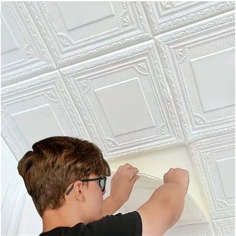 how to clean drop ceiling tiles