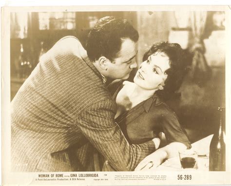 Woman Of Rome 1956-B&W still-Gina Lollobrigida-Raymond Pellegrin-FN