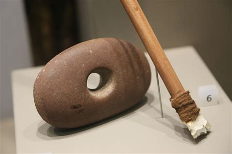 silicon tribesman prehistoric tools including  bone jaw meat