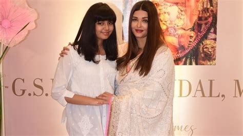 Aishwarya Rai stuns in white, cuts birthday cake with daughter Aaradhya ...