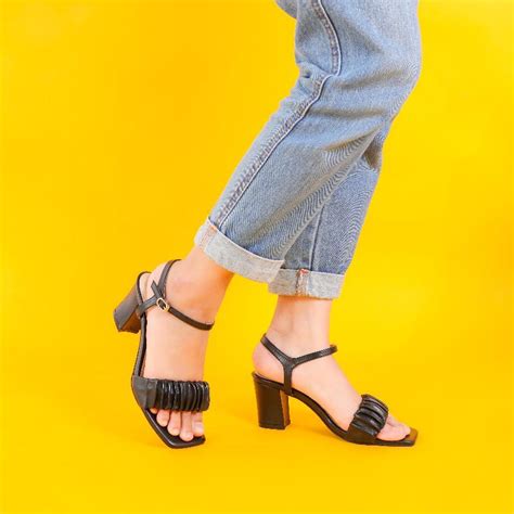 jual sade sandal heels wanita tinggi cm shopee indonesia