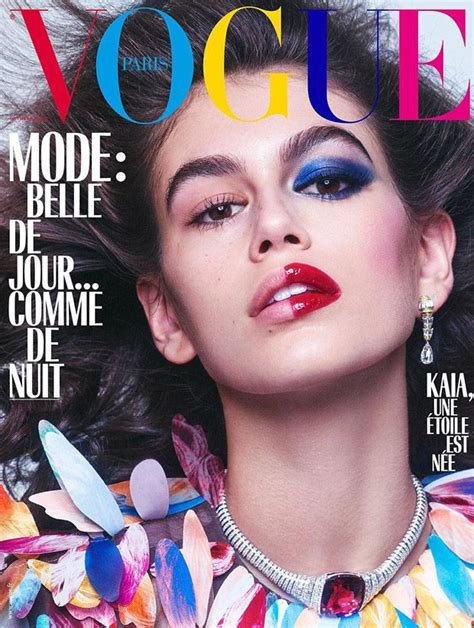 Kaia Gerber is the Cover Girl of Vogue Paris October 2018 Issue