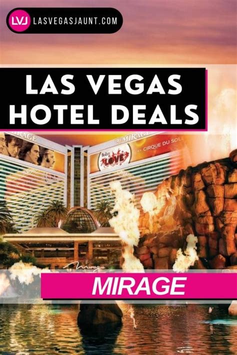 Mirage Hotel Las Vegas Deals Promo Codes & Discounts Cheap Las Vegas ...