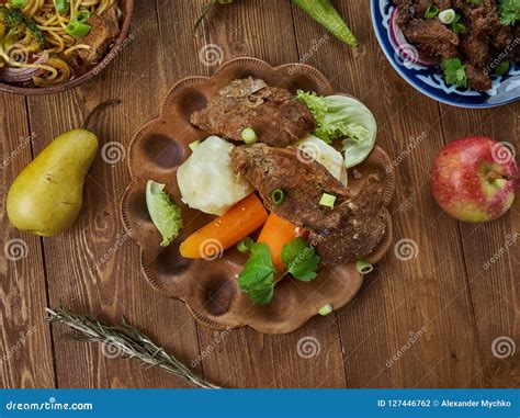 Mongolian Khorkhog stock photo. Image of dinner, traditional - 127446762