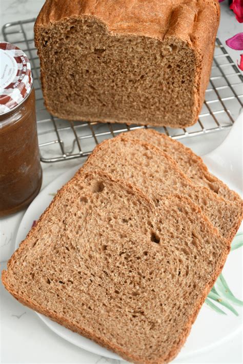 Whole Wheat Bread Machine Recipe - Culinary Shades