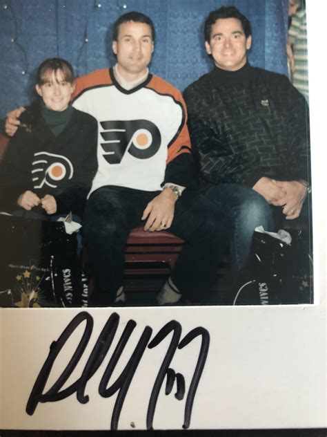 My dad and sister with Paul Coffey, pretty cool, he was such a dynamic