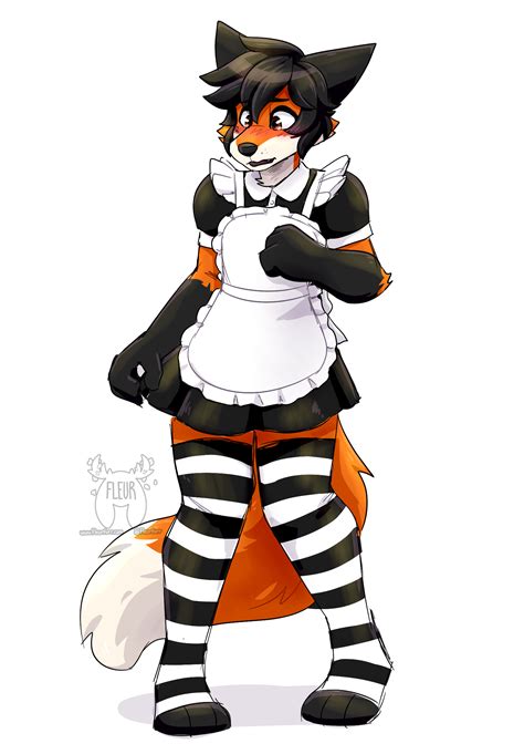 Flustered fox (Art by me: @Fleurfurr on twitter) : r/furry