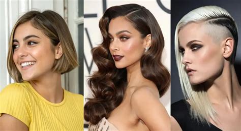 trendy side part hairstyles    instant glam