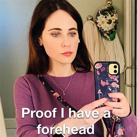 Zooey Deschanel Snaps a Photo Without Her Signature Bangs