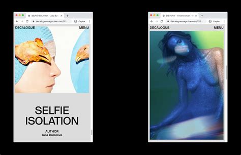 decalogue magazine website fonts