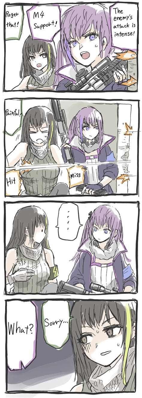 m4a1 and st ar-15 (girls' frontline) drawn by fuku_(fuku12290574