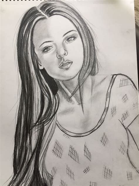 beautiful girl drawing  paintingvalleycom explore collection