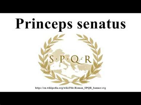 Princeps Senatus