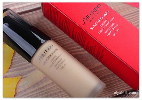 Тональный крем Shiseido Synchro Skin Lasting Liquid Foundation - отзыв