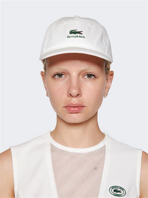 sporty rich  lacoste serif hat farine editorialist