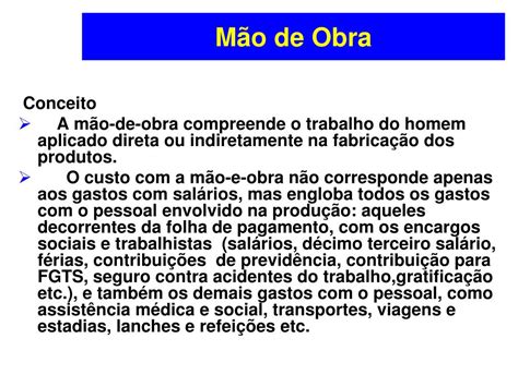 Como Se Escreve Mão De Obra - PPT - Mão de Obra PowerPoint Presentation, free download - ID:4483908