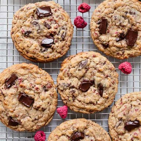 Raspberry Chocolate Oatmeal Cookies Recipe