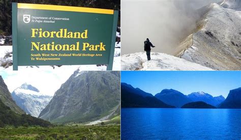 Where is Fiordland National Park on map of New Zealand South Island