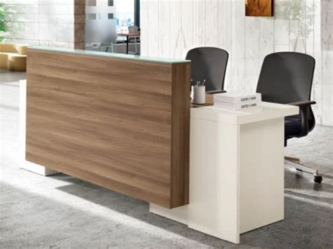 Latest Design Wooden Modern Front Desk Office Reception Desk Office ...