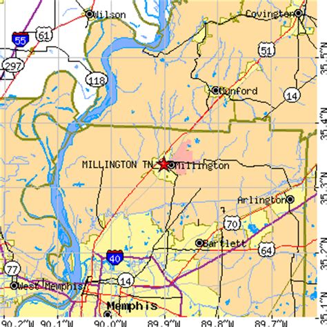 Millington, Tennessee (TN) ~ population data, races, housing & economy