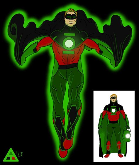 Green Lantern Redesign: Alan Scott by toekneearrows on DeviantArt