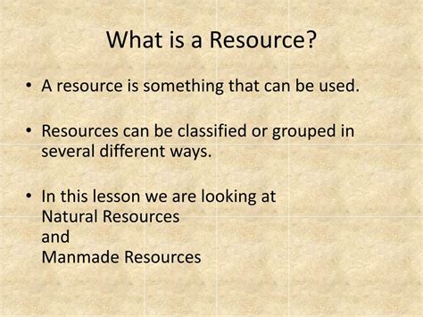 classifying resources powerpoint    id