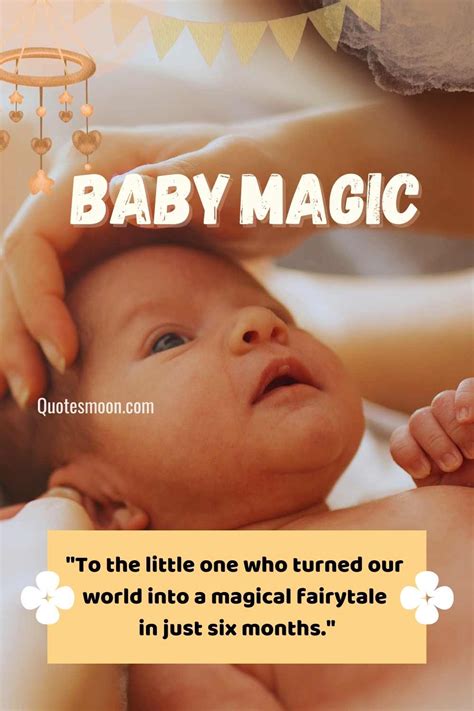 81 Happy 6 Month Baby Quotes For Instagram - Quotesmoon